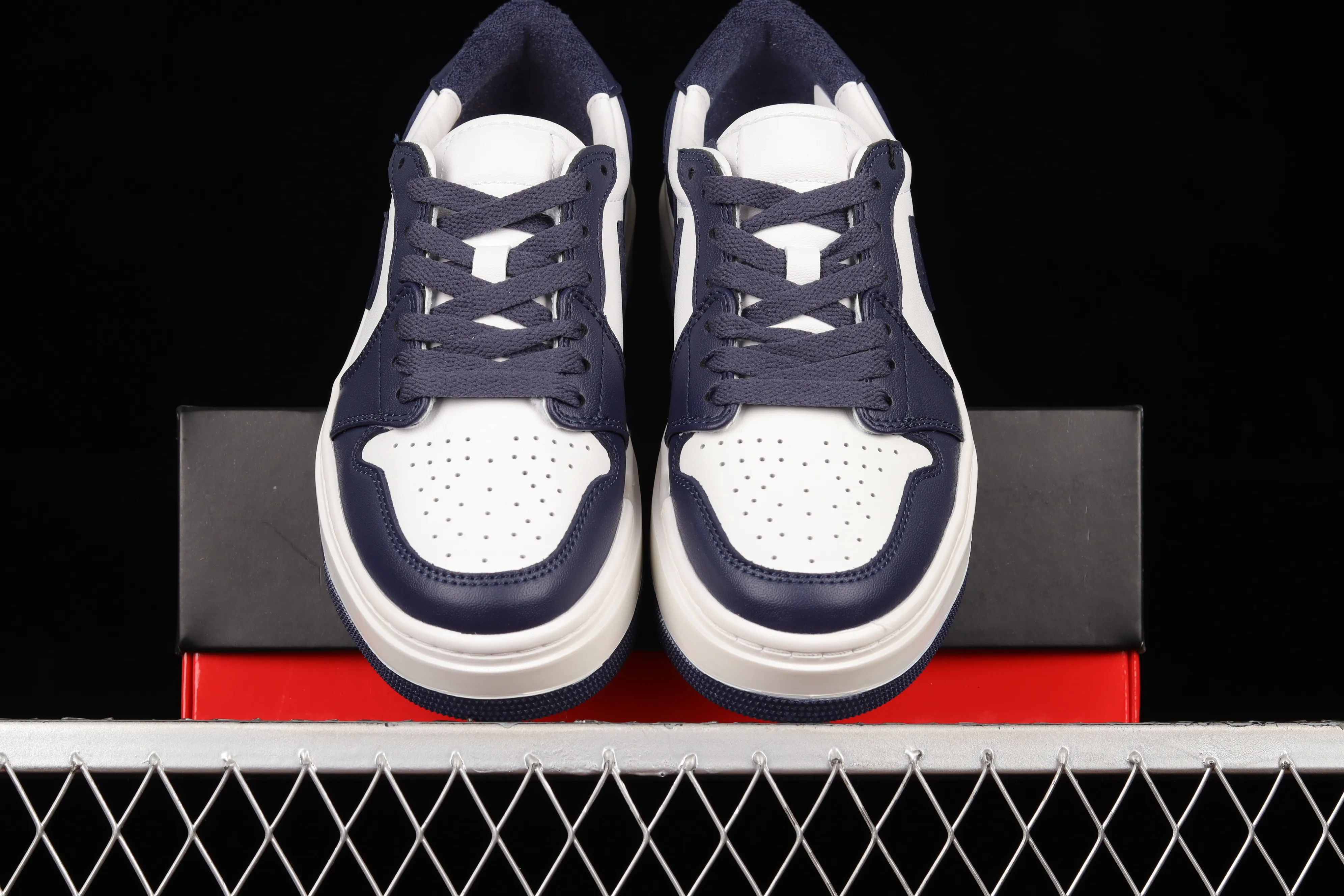 All categories Air Jordan Jordan series basketball shoes Air Jordan 1 Low Z version Air Jordan 1 Elevate Low SE "Wolf Grey" Little AJ first layer thick sole retro basketball shoes DH7004-141